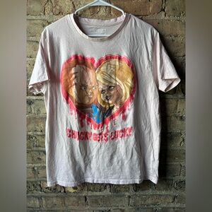 Chucky Graphic Tee - Light Pink